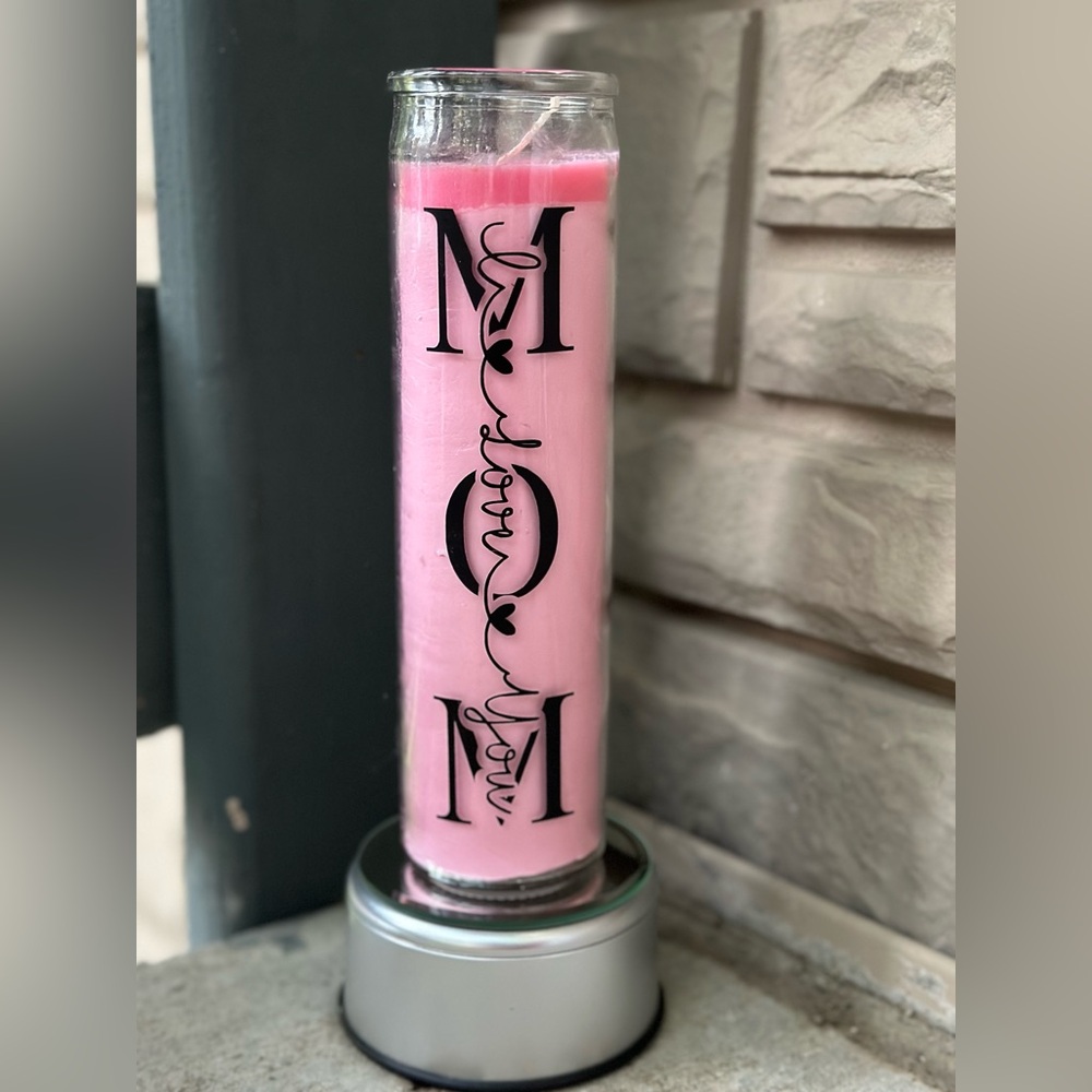 Pink Mom Candle
